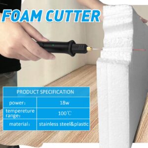 8 In 1 Foam Cutter Electric Cutting Machine Pen Tools Kit 100-240V /18W Hot Wire Foam Cutter Kit Styrofoam Cutting Pen For Polyethylene Eva Foam Carving Crafts