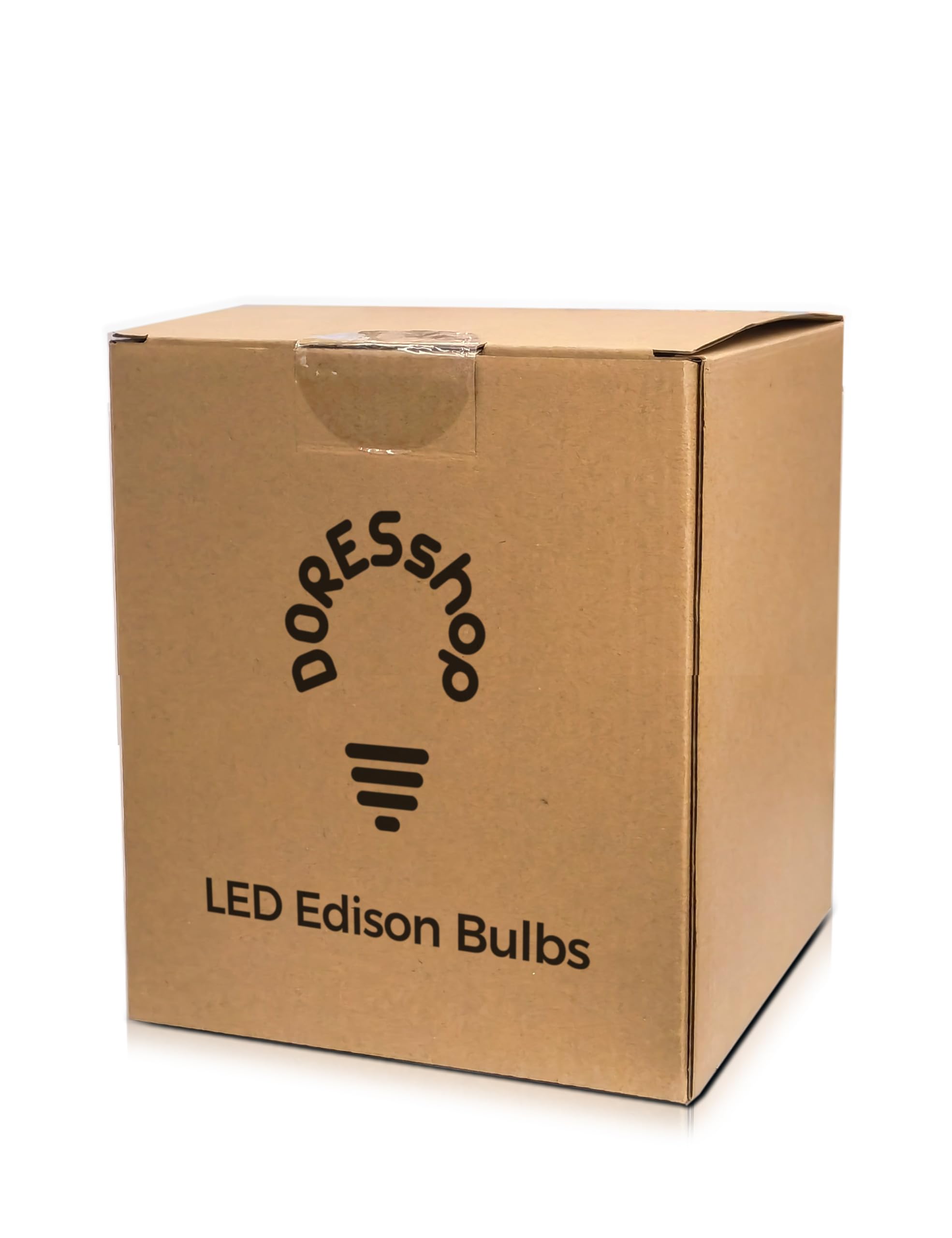 4 Pack LED Edison Bulbs, 4W Edison Light Bulbs, Antique LED Filament Bulbs 40W Equivalent, E26 Base, T45 LED Bulb with Clear Glass, Warm White 2700K, Non Dimmable, Great for Home, Bedroom, Office