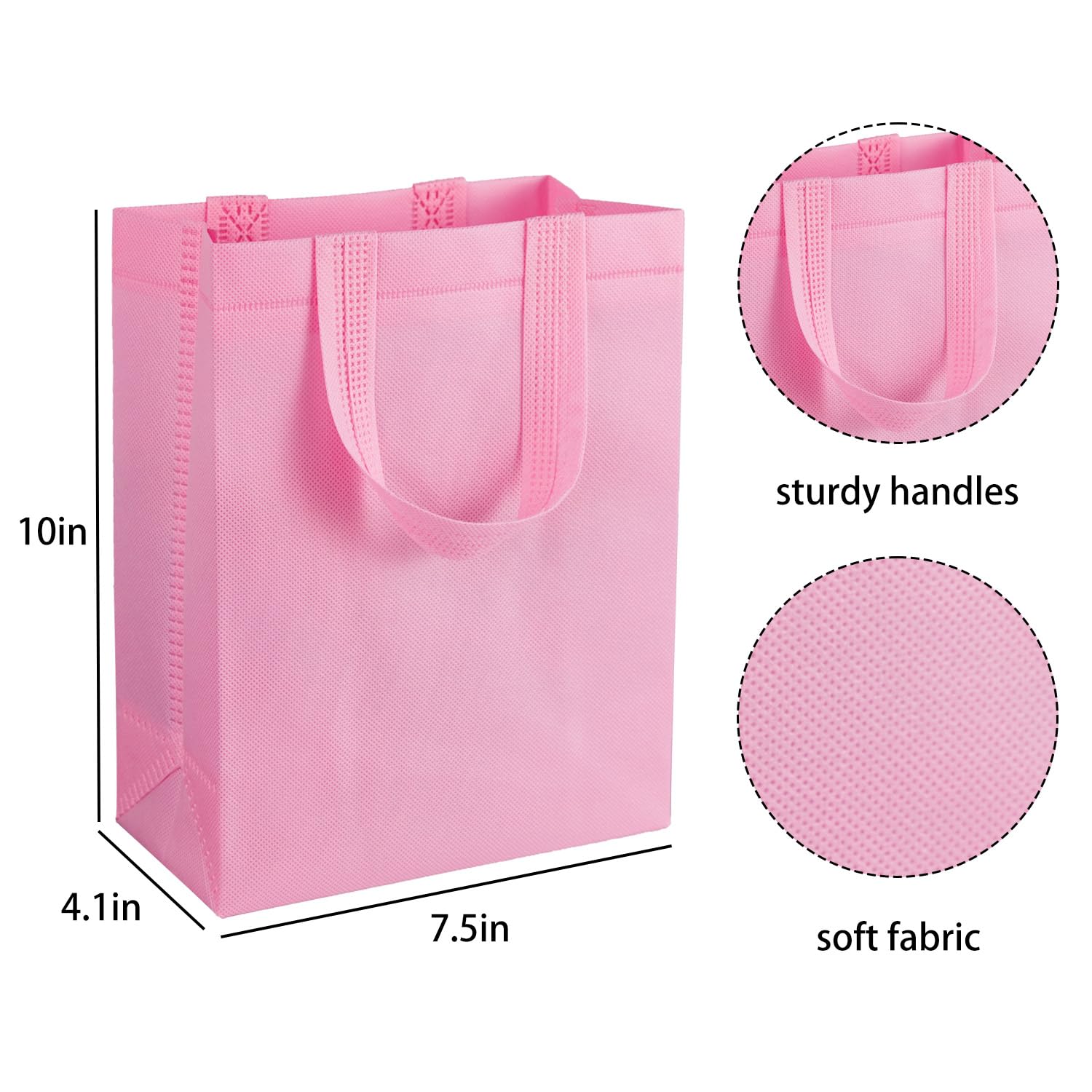 SPERPAND 30Pcs Gift Bags Medium Size, Reusable Goodie Bags, Gift Bags with Handles for Party Favors, Birthday, Baby Shower