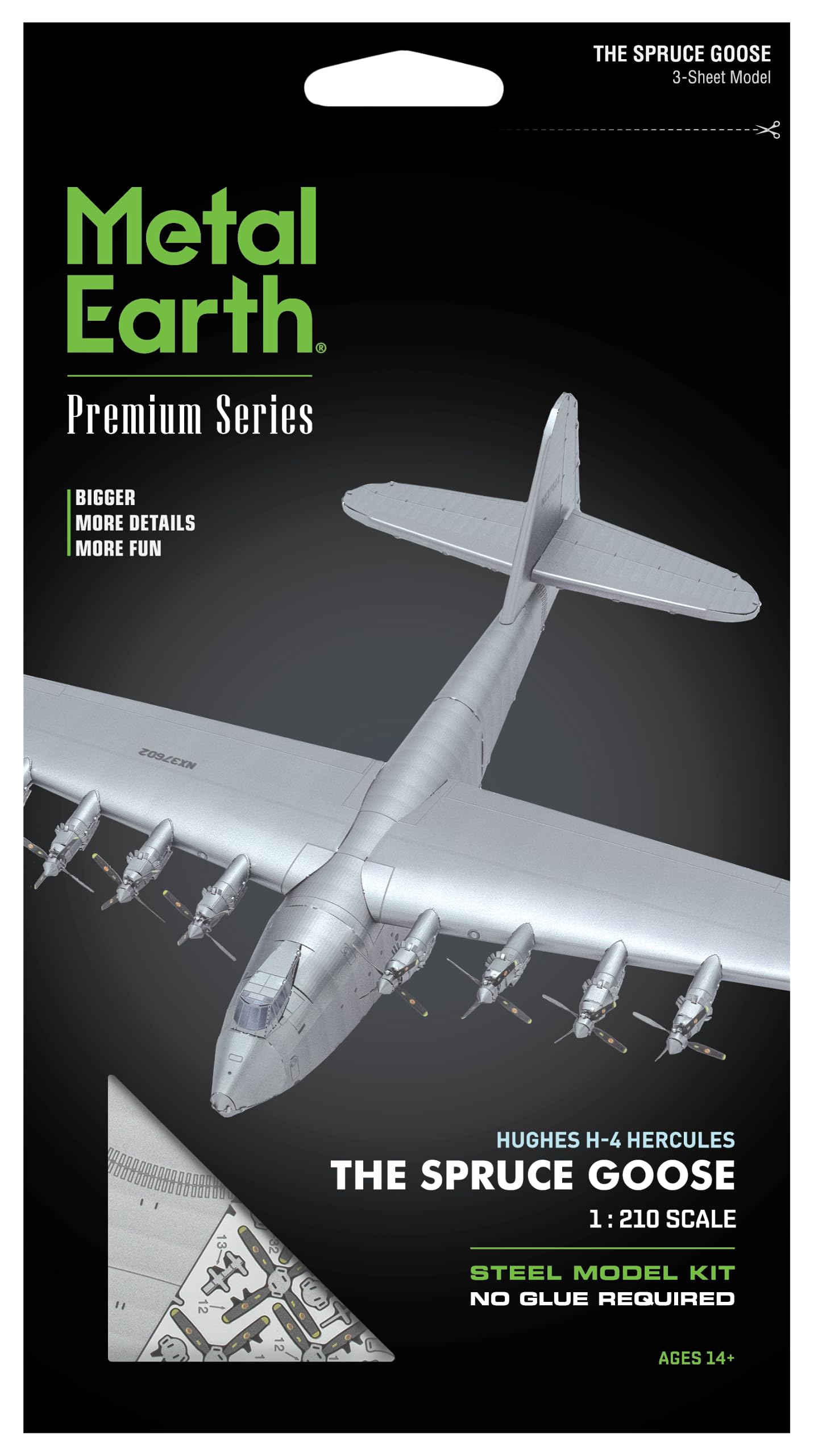 Metal Earth Premium Series The Spruce Goose 3D Metal Model Kit Fascinations