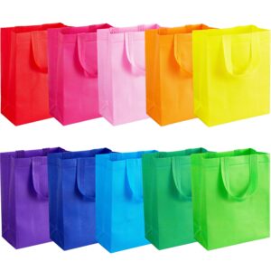 sperpand 20pcs gift bags medium size, reusable goodie bags, gift bags with handles for party favors, birthday, baby shower