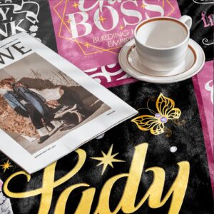 Boss Gifts for Women Boss Lady Gifts for Women Boss Day Gifts for Women Boss Birthday Gifts for Women Boss Appreciation Gifts for Women Boss Gifts for Christmas Throw Blanket 50x60 Inches