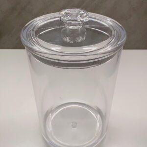 Skywin- Laundry Jars with Lid, Tall Laundry Detergent Jar, Glass Jars for Laundry Room, Laundry Containers for Organizing Laundry Room, Dishwasher Pod Container (Clear)