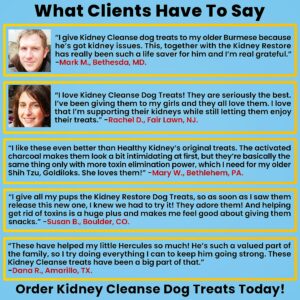 Kidney Cleanse Dog Treats Low Protein Bacon 20 Oz. Dog Treats for Kidney Support. Kidney Friendly Dog Food Diet Treat That Supports Normal Kidney Toxin Elimination