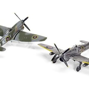 Airfix Model Airplane Kit Gift Set - A02110 Hawker Tempest Mk.V Post War, Plastic Plane Model Kits for Adults & Kids 14+, Skill Level 2, 1:72 Scale WW2 Military Aircraft Models for Beginners