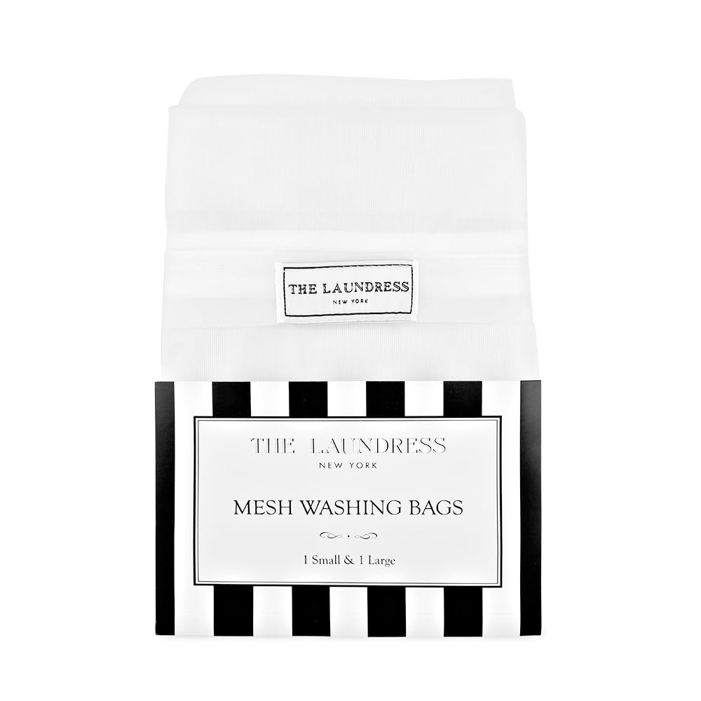 The Laundress Mesh Bag Bundle, Mesh Laundry Bags, One Large One Small