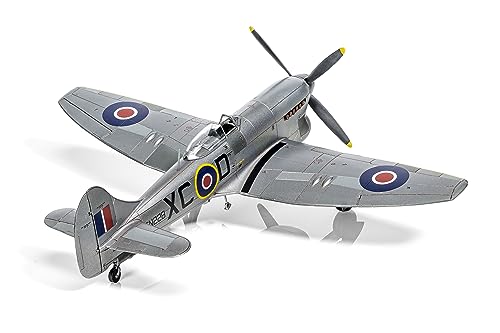 Airfix Model Airplane Kit Gift Set - A02110 Hawker Tempest Mk.V Post War, Plastic Plane Model Kits for Adults & Kids 14+, Skill Level 2, 1:72 Scale WW2 Military Aircraft Models for Beginners