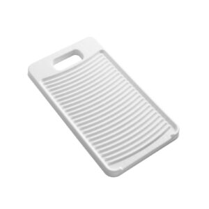 typutomi mini hand washboard, plastic non-slip personal laundry board hand washing board underwear sock washing tool portable for home(white)