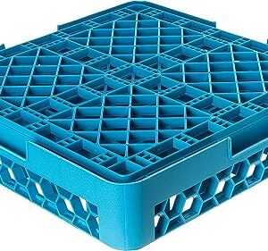 Soro Essentials- 36 Compartment Polypropylene Glass Rack Blue Color- Glass Rack for Kitchen Counter Durable Kitchen Glass Rack for Glassware Glass Drying Rack