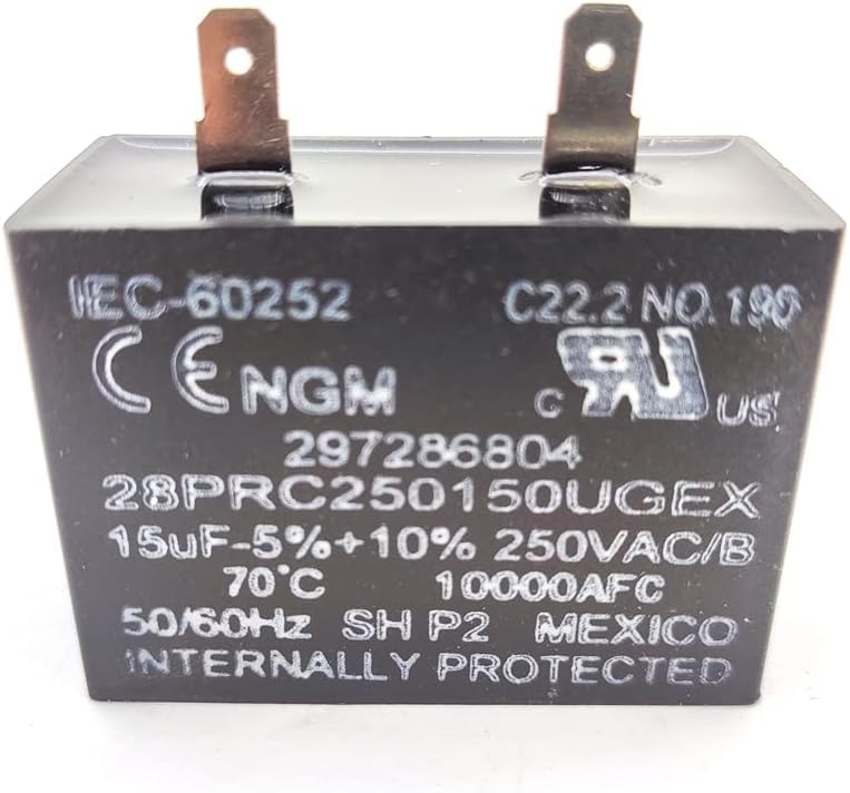 WP65889-4 Refrigerator Run AP6010187, PS11743364, WP65889-4 Capacitor for Whirlpool,