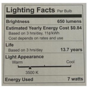 GE Classic 65 W Equivalent Dimmable Bright White Br30 LED Light Bulbs, 6 Pack