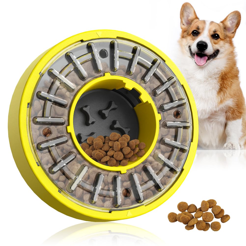 Mankoda Dog Puzzle Toys & Slow Feeder Dog Bowls, Dog Toys for Slow Down Eating and Maintain The Gastrointestinal Health, Improve IQ and Reduce Boredom