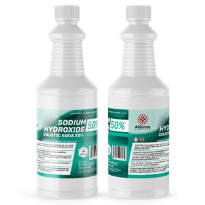 sodium hydroxide 50% (caustic soda, lye) - 2 quarts - for soaps, paper, dyes, cleaning, & water treatment - alliance chemical