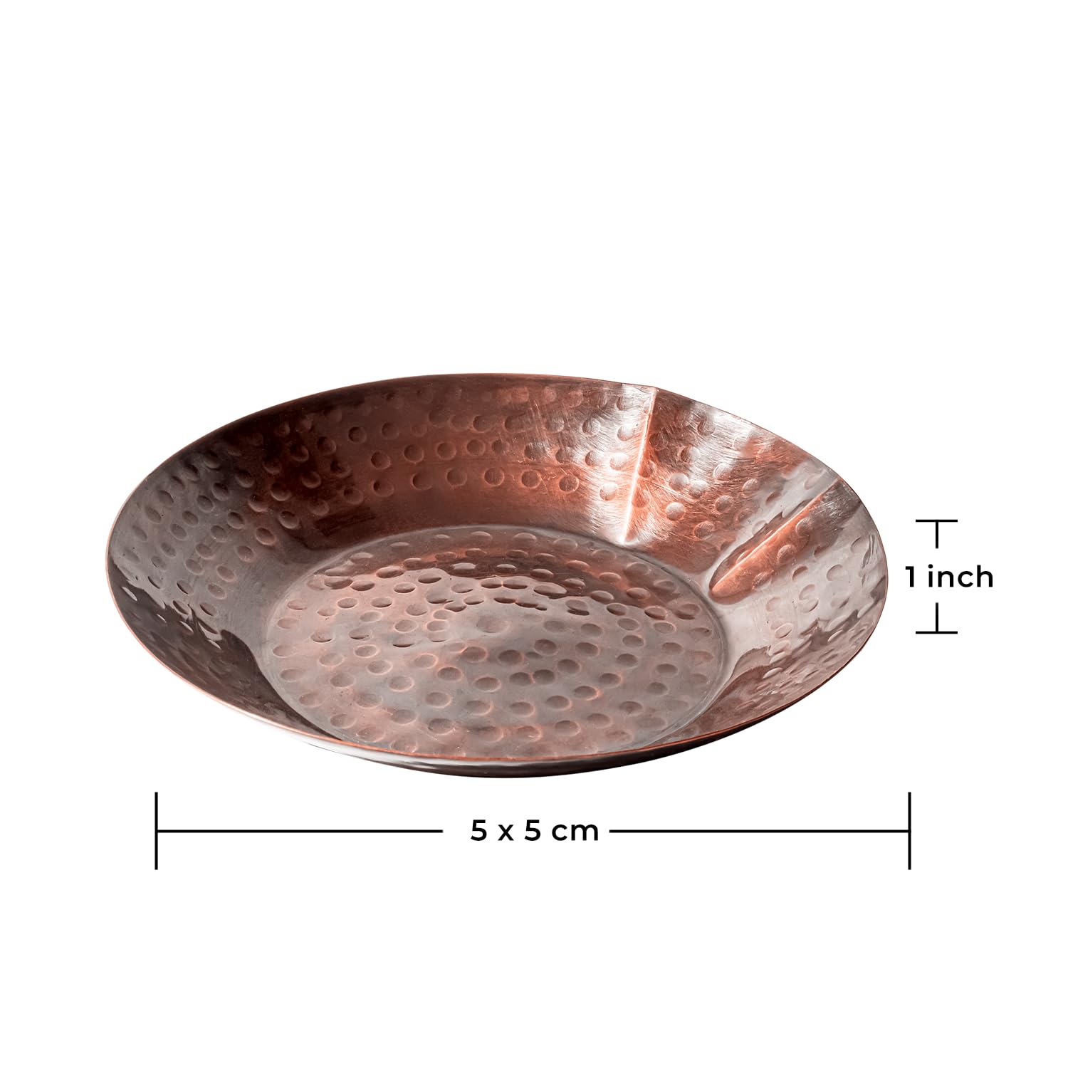 RYARDS Copper Spoon Rest for Stove Top - Hammered Copper Utensil Holder & Kitchen Accessories - Farmhouse Handmade Rustic Utensil Holder for Countertop - Act as Coffee Bean Tray, Jewelry Dish