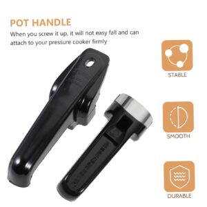 COOLHIYA 1 Set pressure cooker handle pressure pot handle pressure cooker part universal handle for replacement replaceable pot handle ollas bakelite three generations detachable pot ears