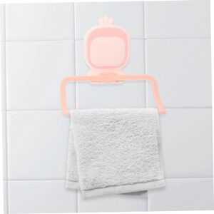 Cabilock 4 Pcs Towel Rack Bath Hand Towel Ring Blanket Ladder Single Towel Bar Towel Storage Wall Towel Bar Kitchen Hand Towel Holder Bathroom Towel Ring No Trace Pp Hanger Individual