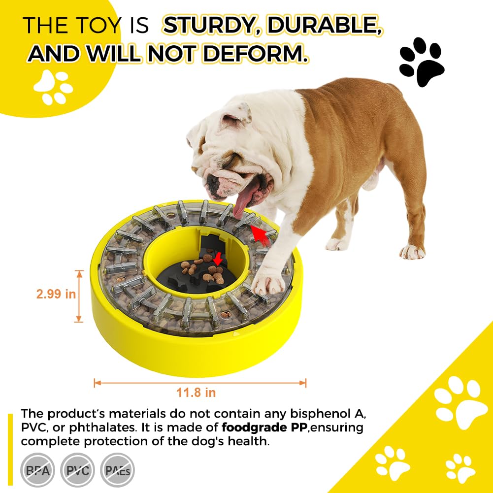 Mankoda Dog Puzzle Toys & Slow Feeder Dog Bowls, Dog Toys for Slow Down Eating and Maintain The Gastrointestinal Health, Improve IQ and Reduce Boredom