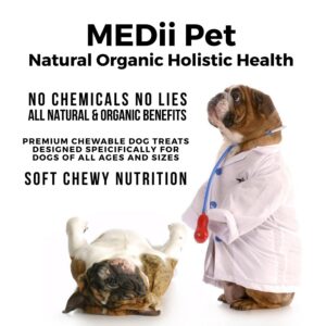 MEDii Pet Dog Vitamin Supplements & Health Booster: Metabolism, Cardiac, Eyes, & Helps Prevent Dog Dementia– Includes Spirulina, Vitamin B1, B3, & B12, Non-GMO, 125 ct/10 oz. Best Value