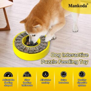 Mankoda Dog Puzzle Toys & Slow Feeder Dog Bowls, Dog Toys for Slow Down Eating and Maintain The Gastrointestinal Health, Improve IQ and Reduce Boredom