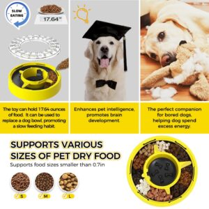 Mankoda Dog Puzzle Toys & Slow Feeder Dog Bowls, Dog Toys for Slow Down Eating and Maintain The Gastrointestinal Health, Improve IQ and Reduce Boredom