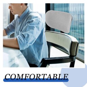 Homoyoyo Chair Office Chair Headrest Universal Attachment Neck Support Cushion Clip on Neck Protection Pillow Headrest for Office Chair White Office Chair Headrest Attachment