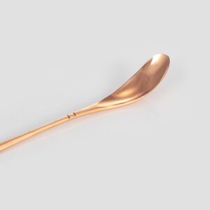 EnerMagiX Copper Spoon,Copper Stirring Spoon,Copper Tableware, Bar Spoon,10 inch Bar Cocktail Shaker Spoon, Hand Forged (Copper)