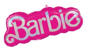 anagram super shape barbie 32 inch hot pink foil balloon