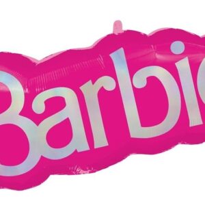 Anagram Super Shape Barbie 32 inch Hot Pink Foil Balloon