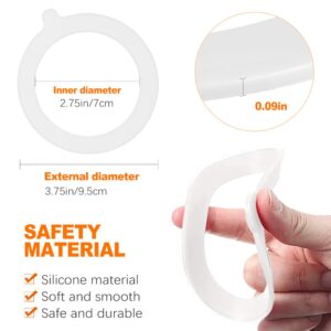 8pcs 3.75" Silicone Jar Gaskets Silicone Gasket, Rubber Seals for Glass Jars, Leak Proof Jar Seal Accessories, Suitable for Mason Jars Jar Lids