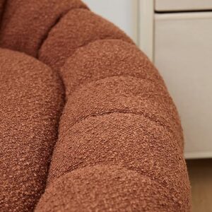 Pumpkin Sofa by Dorm Haul® - Boucle Rustic Orange