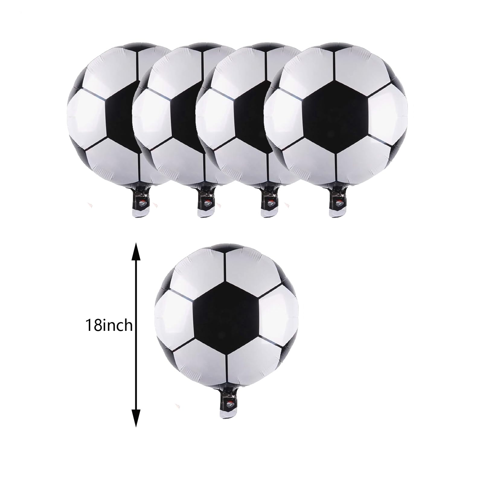 10PCS Championship Trophy Balloon and Soccer Foil Balloons Soccer Party Balloons Set for Birthday Baby Shower Wedding Anniversary Soccer Themed Party Decoration