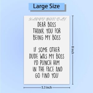 Hincoo Bosses Day Gifts For Men, Boss Lady Gifts For Women, Boss Day Gifts For Women, Boss Day Card, Employee Appreciation Gifts, Bosses Day Gifts, Bosses Day Cards, Boss Day Gifts For Men Women Her