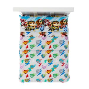 franco paw patrol 2 the movie bedding super soft microfiber 4 piece full size sheet set, (official licensed product)