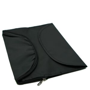 Ophthalmic Black Universal Phoropter Refractor Protective Dust Cover Nylon Zipper 19" L x 13" W