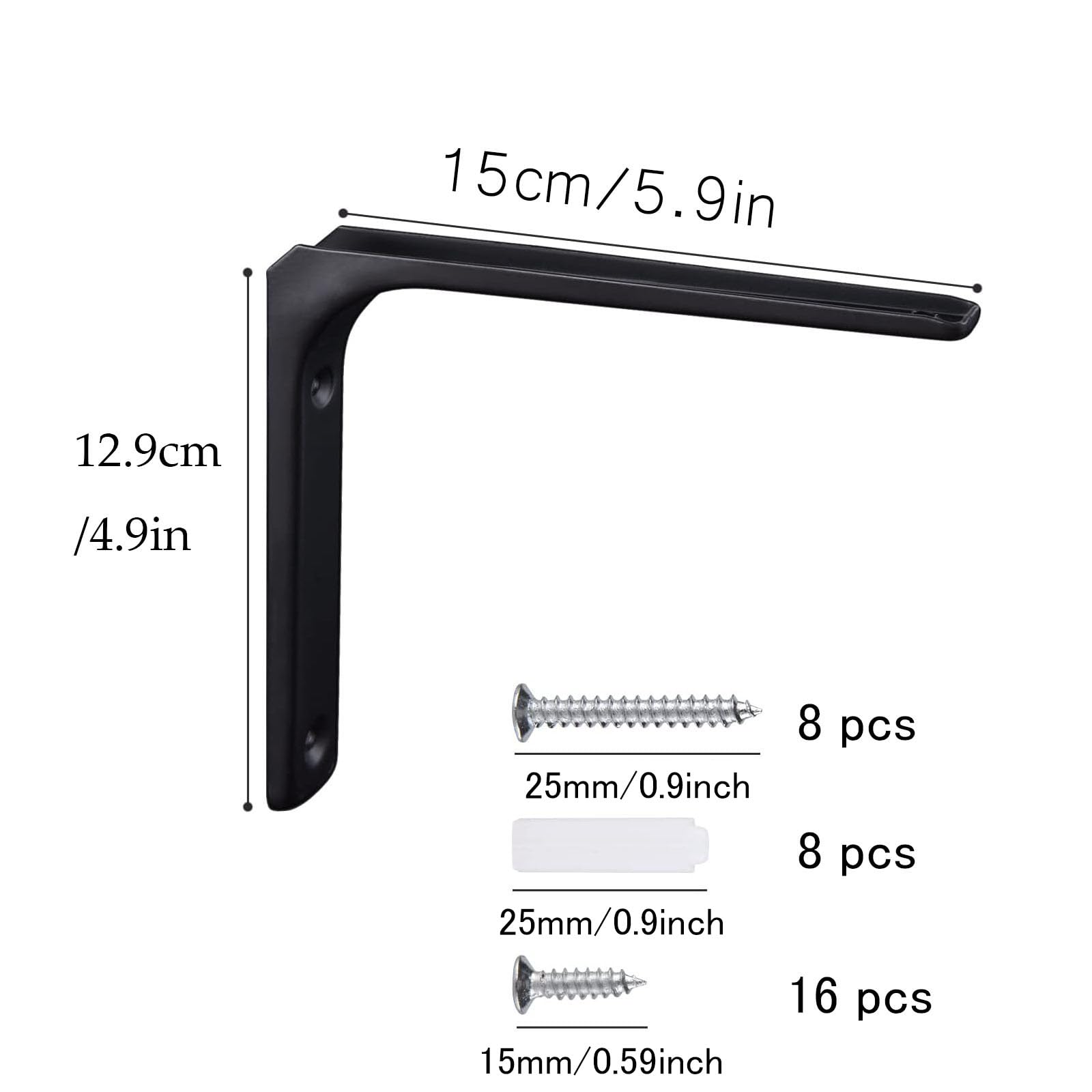 Catekro Floating Wall Shelf for WiFi Router, Router Fences, Comes with Four Shelf Brackets and 100 pcs Black Cable Zippers, Floating Shelf for Cable Boxes, Digital Media Router, Games Consoles