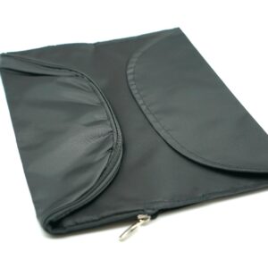 Ophthalmic Black Universal Phoropter Refractor Protective Dust Cover Nylon Zipper 19" L x 13" W