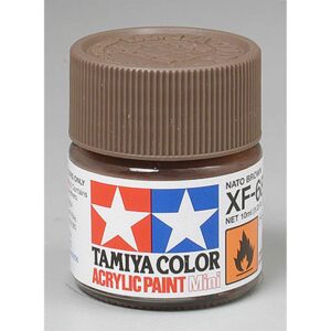 tamiya acrylic mini xf68 nato brown tam81768 plastics paint acrylic