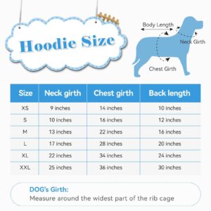 Dog Sweaters for Large Dogs Security Dog Hoodie Dog Sweater Soft Brushed Fleece Dog Clothes Dog Hoodie Sweatshirt with Pocket(XL)