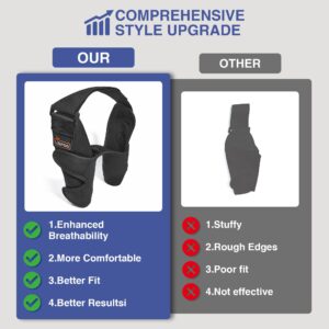 Hilltown Dog Elbow Brace for Shoulder & Front Leg, Canine Elbow Wrap for Shoulder Dislocation, Pressure Sores, Elbow Injury and Loss of Stability from Arthritis (XL, Both Legs)