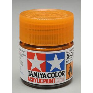 tamiya acrylic mini x26 clear orange tam81526 plastics paint acrylic