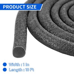 Foam Backer Rod for Gaps Concrete Crack Filler Joints Foam Gap Filler Caulk Saver Backing Rod Concrete Filler Rope Concrete Joint Filler (1 Inch X 10 Feet)