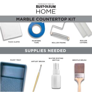 Rust-Oleum 384964 Home Marble Countertop Coating Kit, White