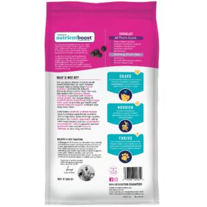 Solid Gold Small Breed Dog Food - Nutrientboost Wee Bit Whole Grain Made w/Real Bison, Brown Rice, & Pearled Barley - High Fiber, Probiotic Dry Dog Food for Dogs with Sensitive Stomachs - 3.75 LB