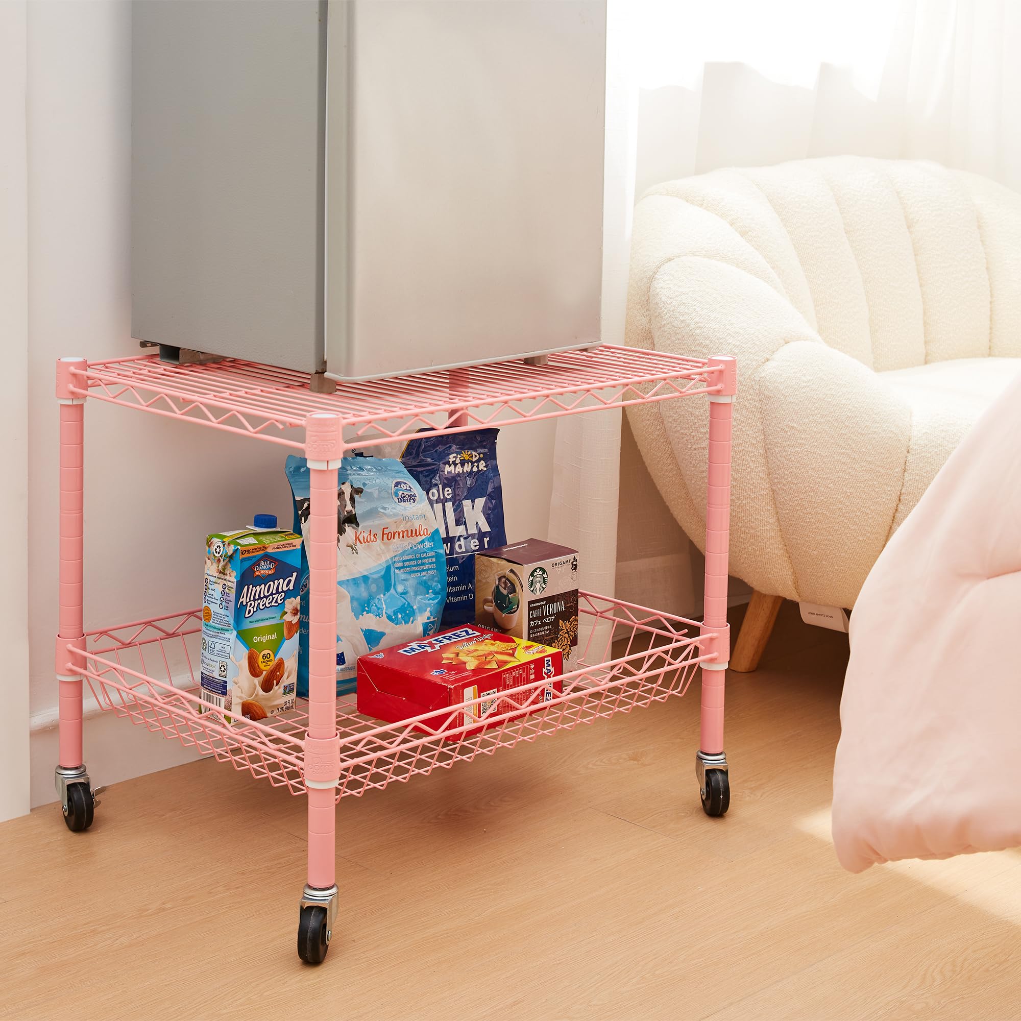 DormCo Suprima® Classic Fridge Stand - Pink