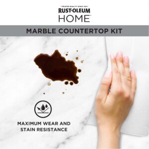 Rust-Oleum 384964 Home Marble Countertop Coating Kit, White