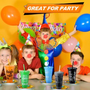 Mifoci Gaming Party Favor Video Game Plastic Reusable Cute Cups with Lids and Straws Gamer Tumbler Iced Coffee Travel Mug Water Bottle for Adult Kid Game Birthday Party Supplies(24 Pcs)