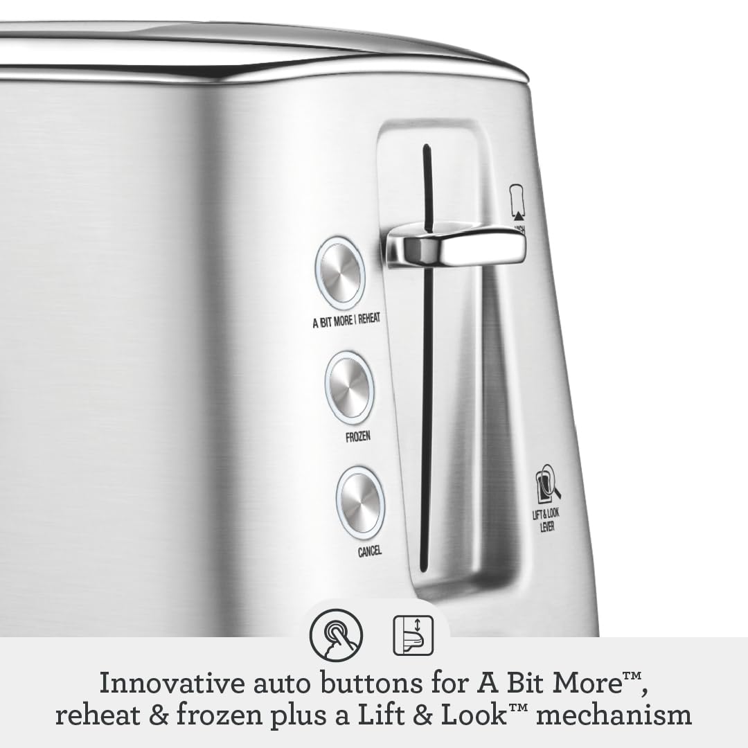 Breville the Toast Select™ Luxe 2-Slice Toaster, BTA735OYS, Oyster Shell