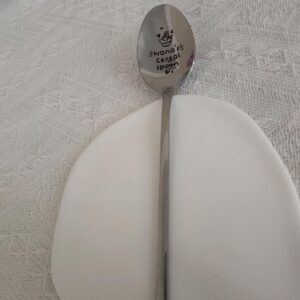 Gift for Nana from Granddaughter Grandson Funny Nana's Cereal Spoon for Grandma Nana Cereal Lover Gifts Spoons for Nana Grandmother Christmas Gifts Stainless Steel Spoons