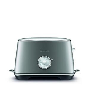 breville the toast select™ luxe 2-slice toaster, bta735shy, smoked hickory