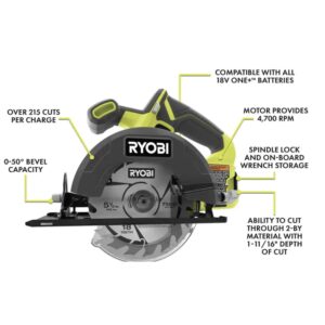 18-Volt Cordless 2-Tool Combo Bundle with Ryobi Drill & Circular Saw, (2) 1.5 Ah Batteries, Charger, Tool Bag, Impact Rated 20 Piece Drill Bit Set, Plus Buho Drill Holster and Buho Zipper Tool Pouch